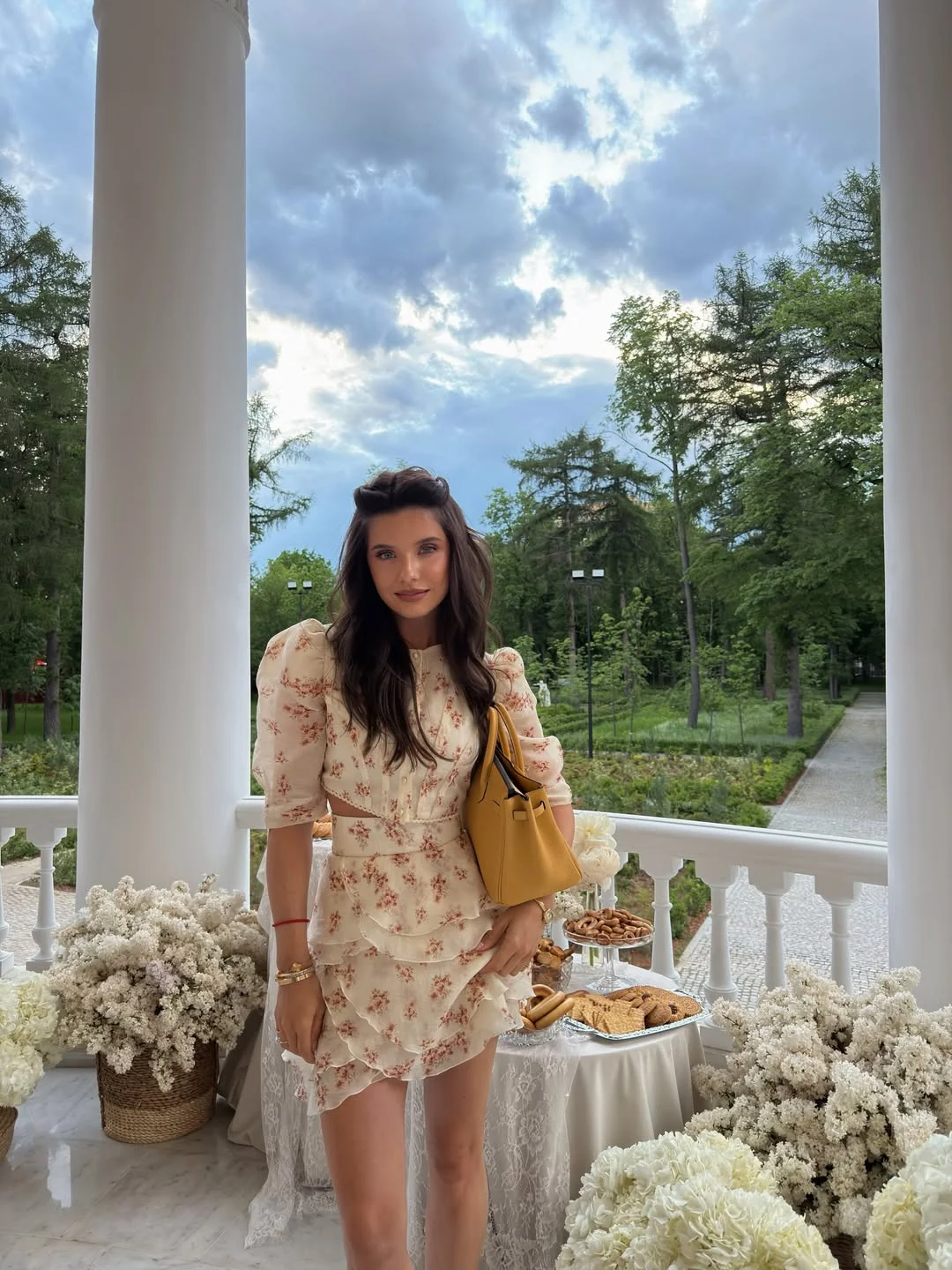 stylish early summer outfits 2026 Soft Floral Dresses for Garden Party Season