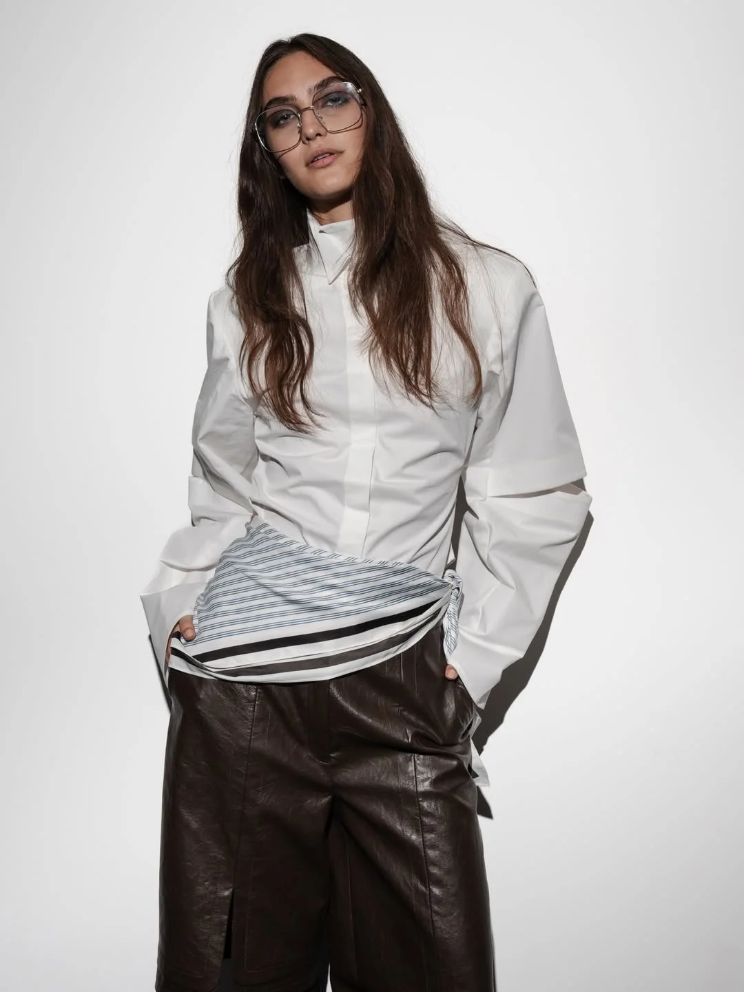 stylish elegant fall office outfits 2026 Elevated Shirt Styling for the Modern Office