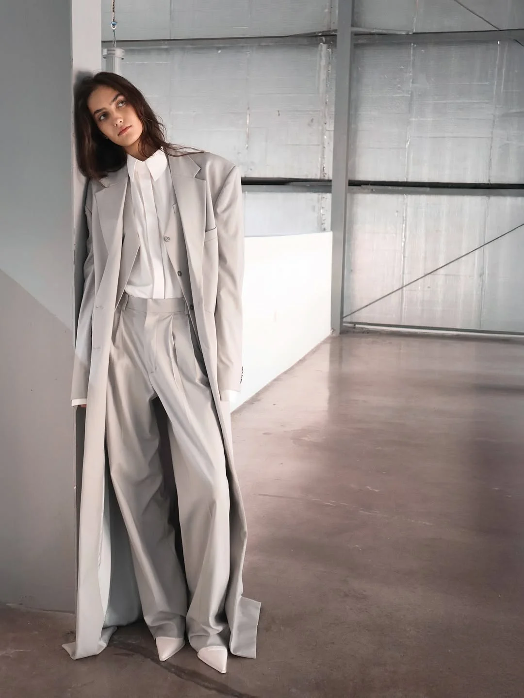 stylish elegant fall office outfits 2026 Soft Monochrome Tailoring for Everyday Elegance