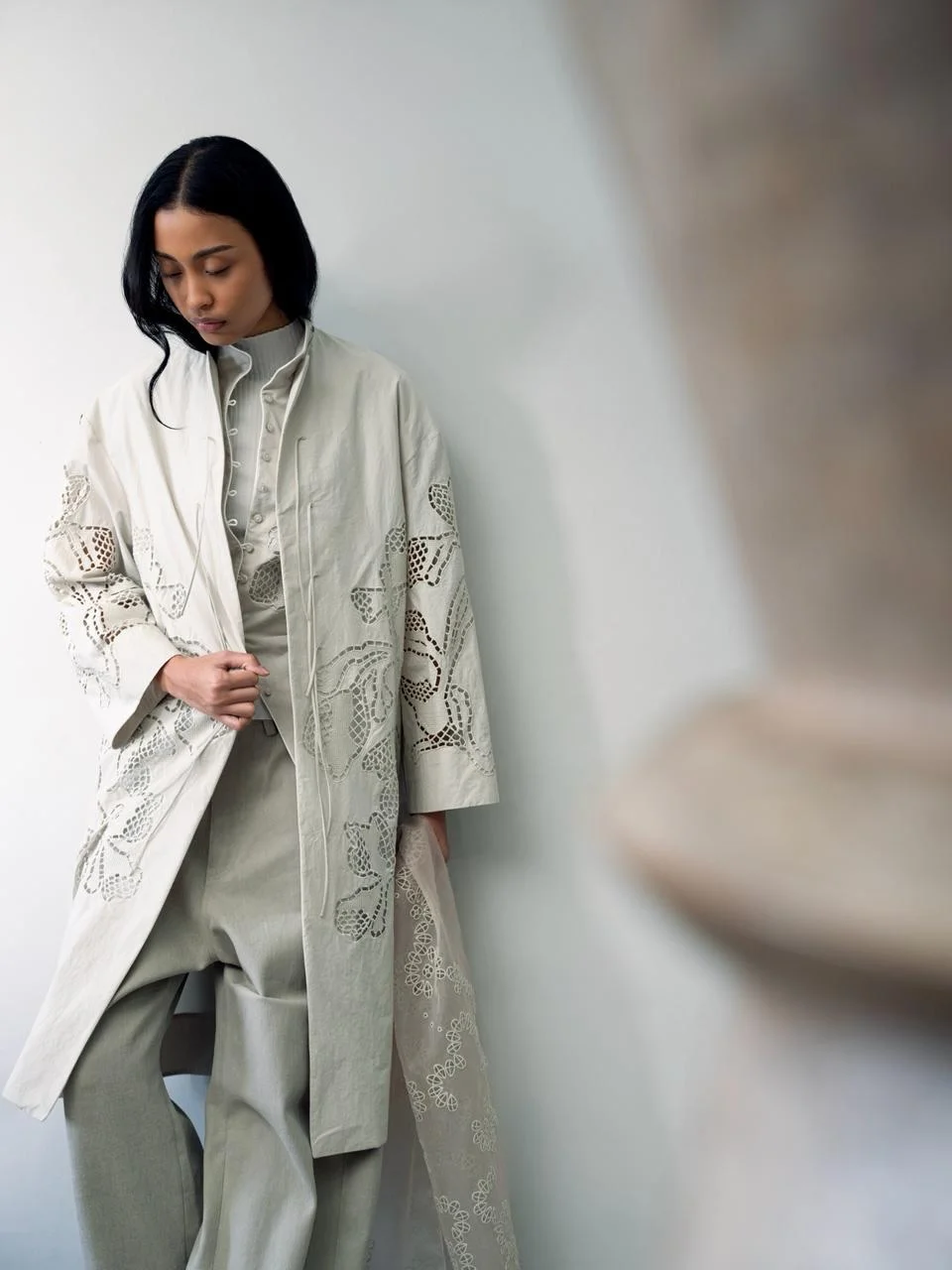 stylish elegant fall office outfits 2026 Minimalist Embroidery and Quiet Luxury Layers