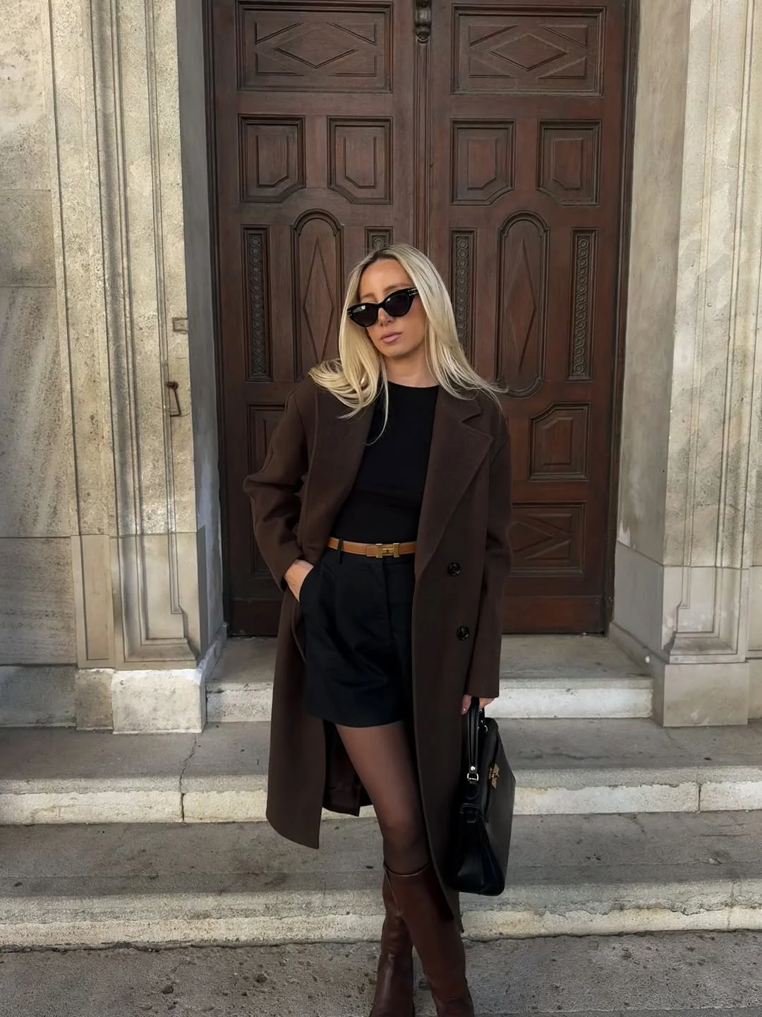 stylish elegant fall office outfits 2026 Chocolate Brown Power Dressing