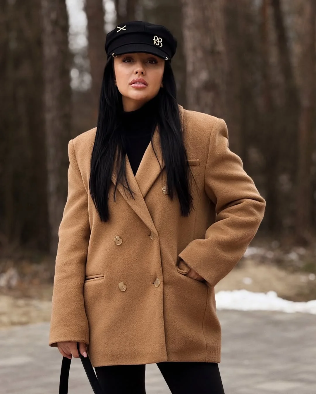 stylish fall outfits with boots and leggings 2026 Camel Coat Energy for Cooler Fall Days