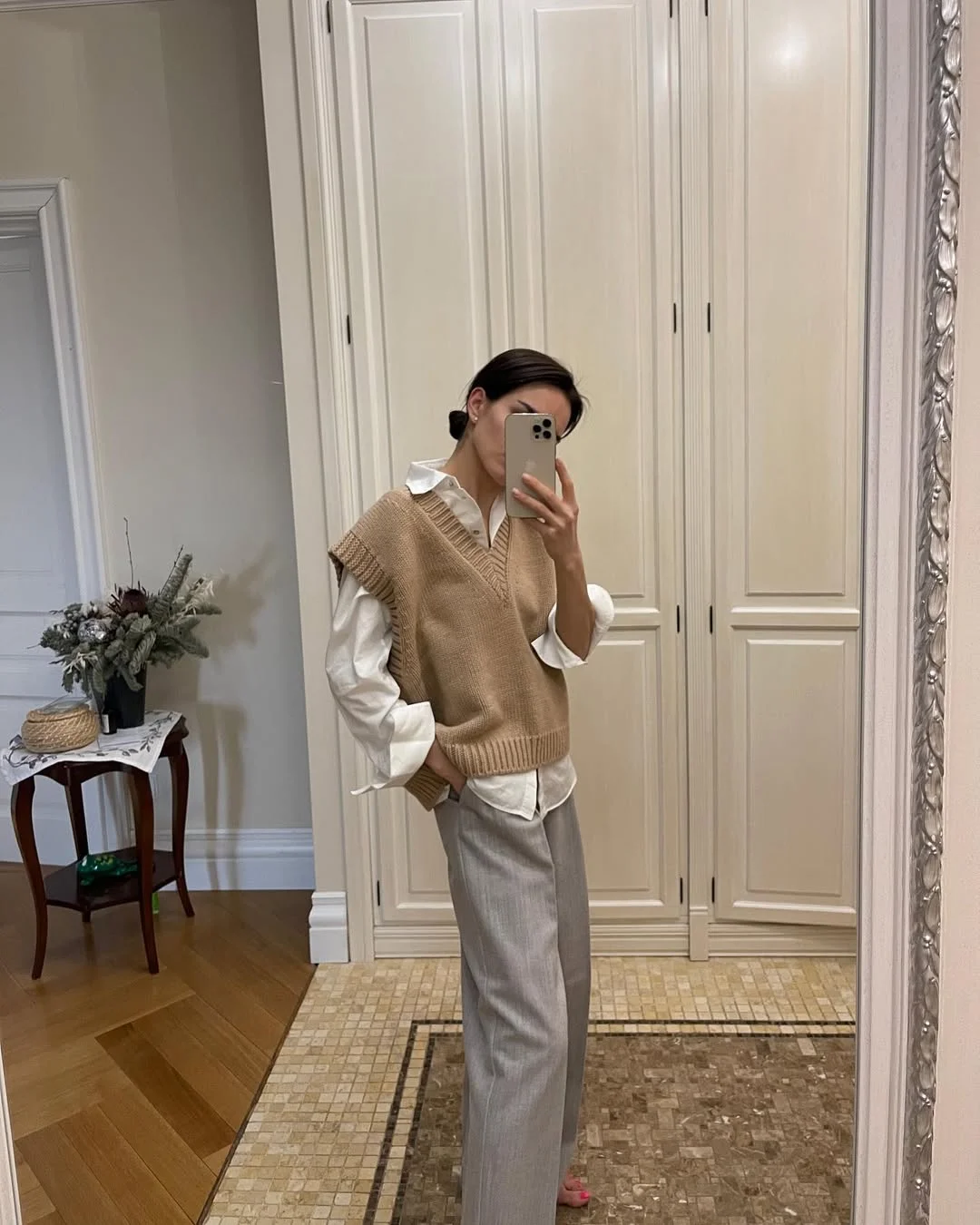 stylish fall vest outfits for women 2026 Knitted Layers and Quiet Luxury Influence