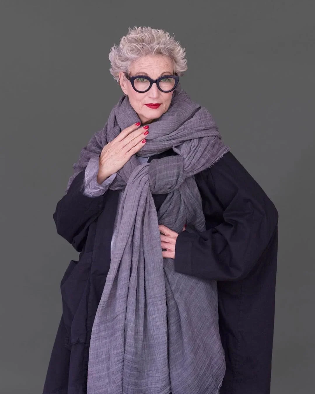 stylish what to wear in fall 2026 over 50 Oversized Scarves That Transform Simple Outfits