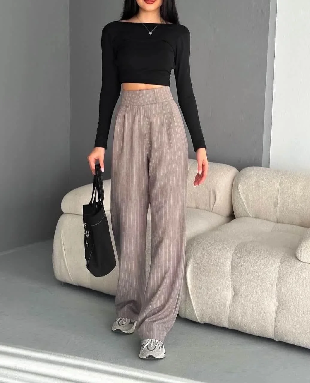 trendy chic fall outfits pants 2026 Soft Neutral Tailoring with a Modern Edge