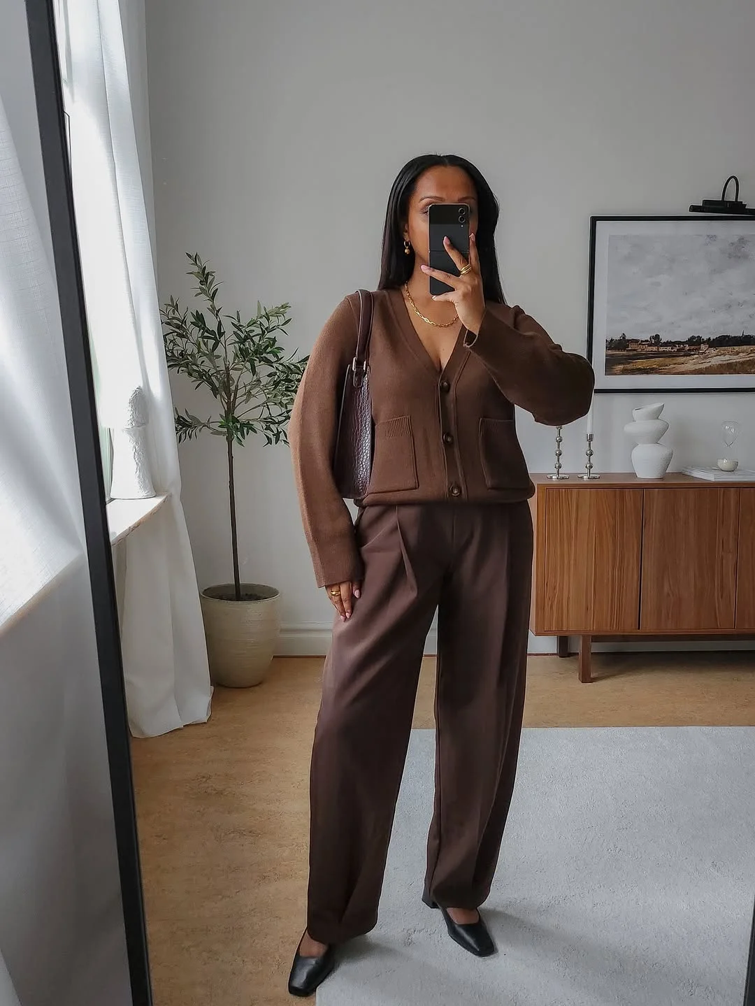 trendy fall 2026 outfits for black women Chocolate Monochrome for Effortless Elegance