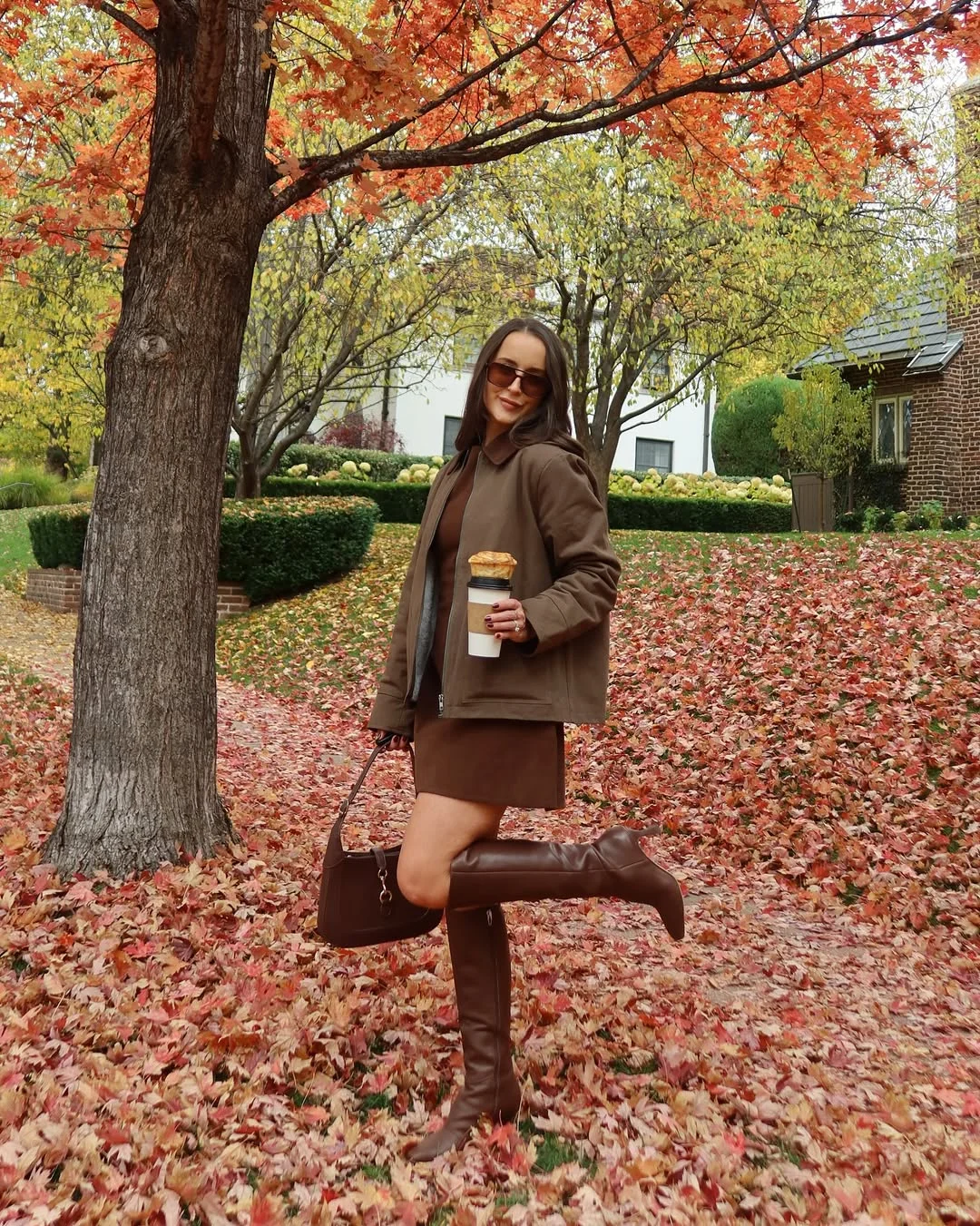 trendy fall outfits ideas 2026 Monochrome Autumn Shades for Cozy Weekends