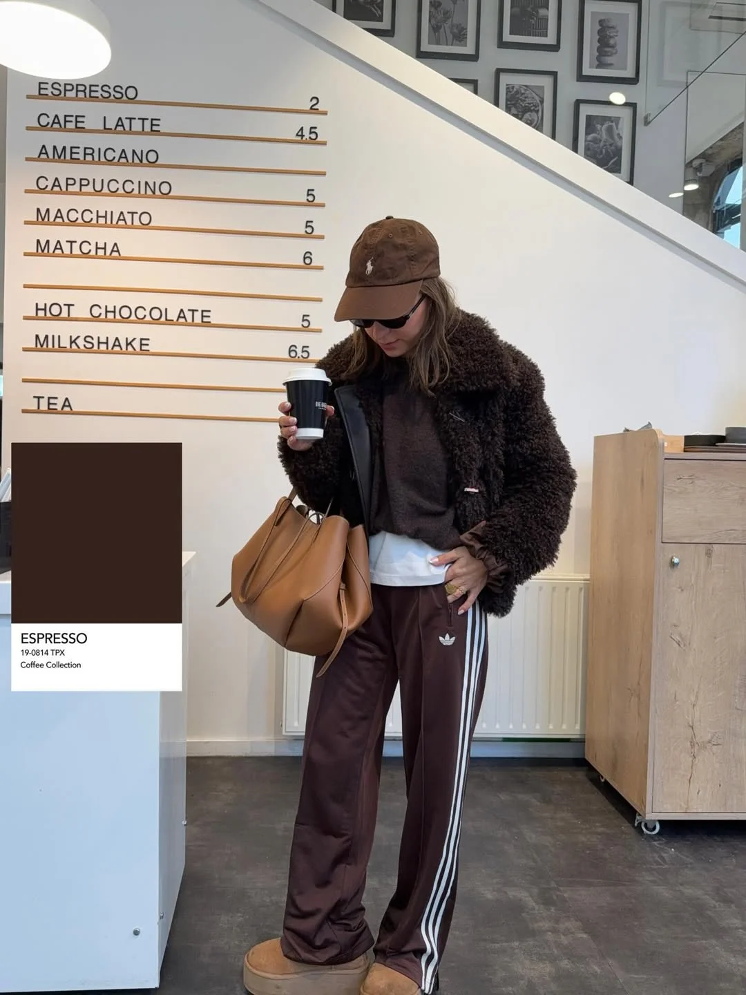 trendy fall outfits ideas 2026 Espresso Brown Athleisure with a Luxe Twist