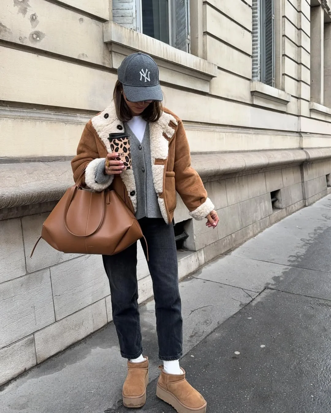 trendy fall outfits ideas 2026 Cozy Shearling Layers for Crisp Fall Days