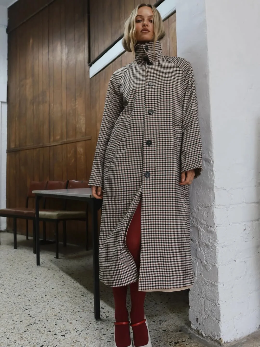 trendy fall outfits with coat 2026 Checked Coats and Unexpected Color