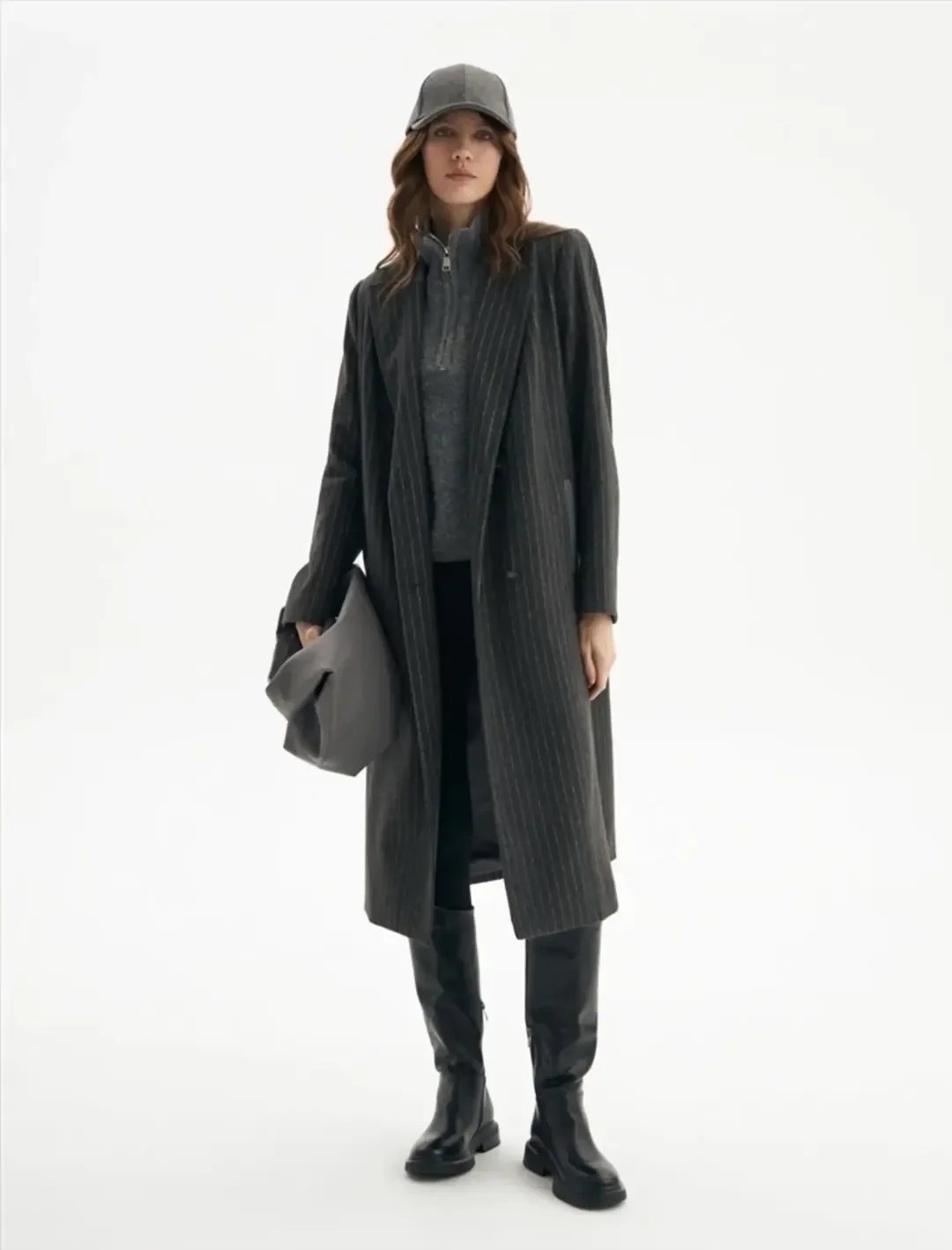 trendy fall outfits with coat 2026 Dark Tailoring with Modern City Energy