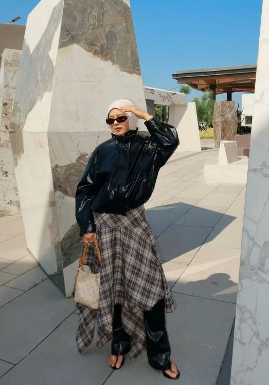 trendy fall outfits with jacket 2026 Modern Modesty Meets Luxe Texture