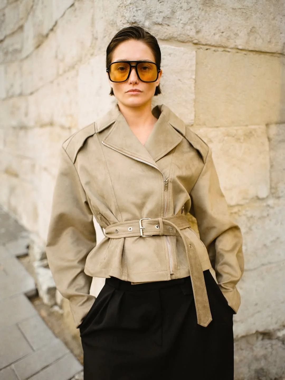trendy fall outfits with jacket 2026 The Belted Utility Jacket That Elevates Everything