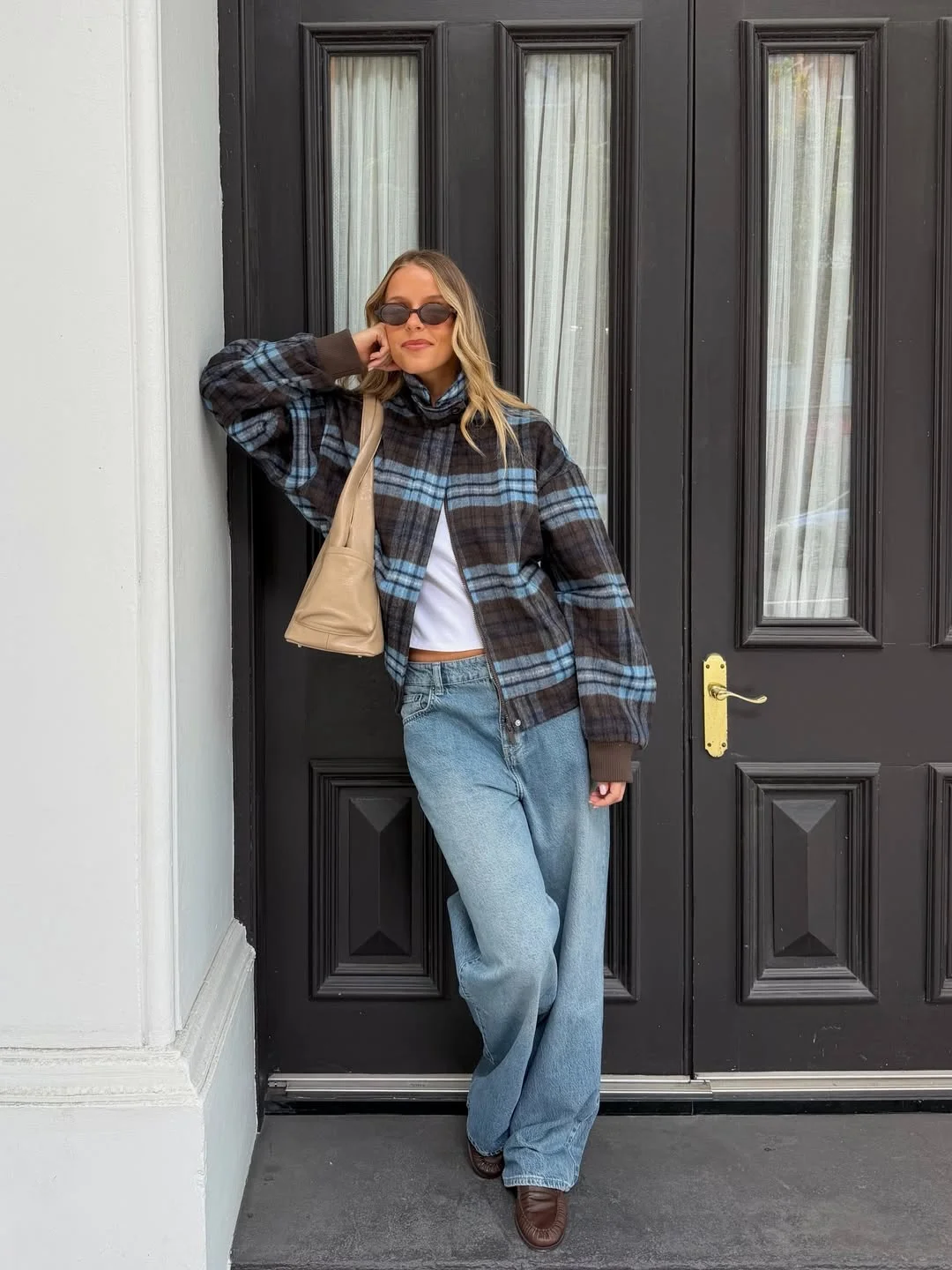 trendy fall outfits with jacket 2026 The Plaid Jacket That Brings Cozy Fall Energy