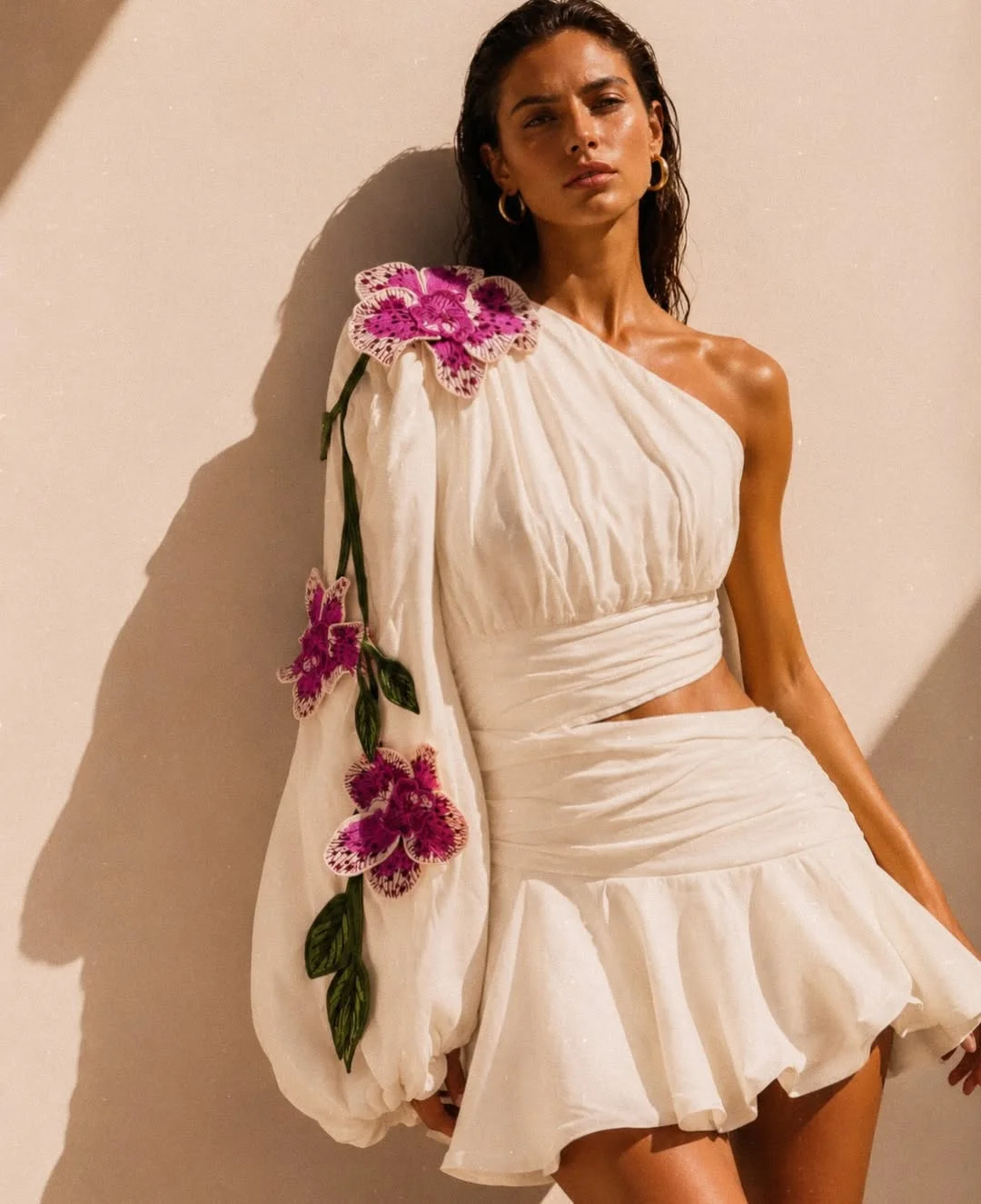 trendy july outfits ideas 2026 Romantic Orchid Details That Feel Like Wearable Art