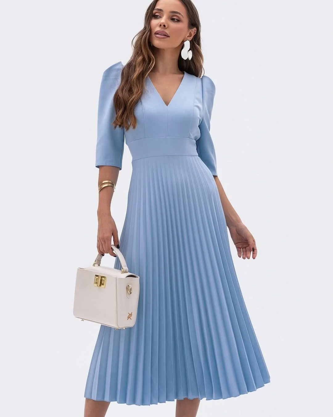 church outfit fall 2026 Soft Powder Blue Brings Fresh Elegance to Fall Sundays