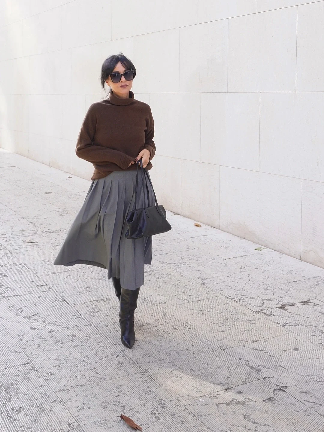 church outfit fall 2026 Pleated Skirts and Knitwear for Quiet Autumn Elegance