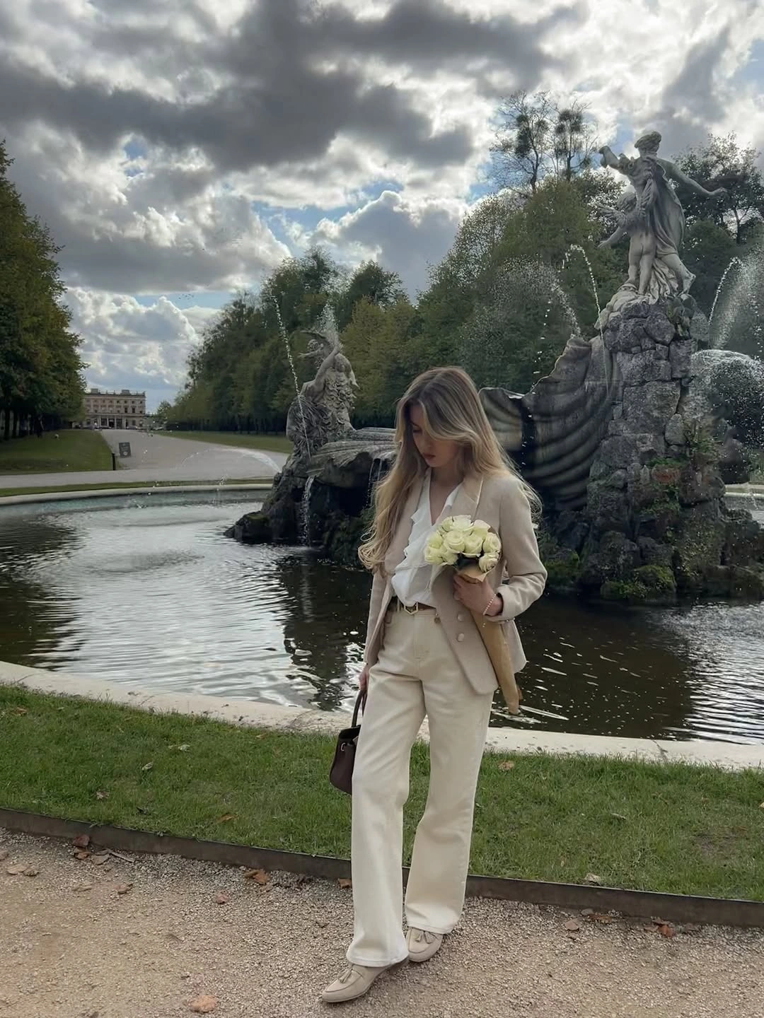 classic fall outfits 2026 Neutral Tailoring With Romantic Autumn Details