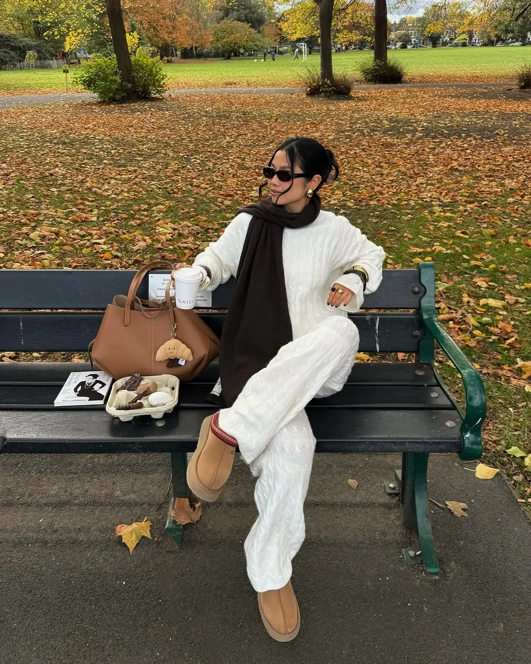 comfy fall outfits for lazy days 2026 A Soft Monochrome Look That Feels Like a Warm Hug