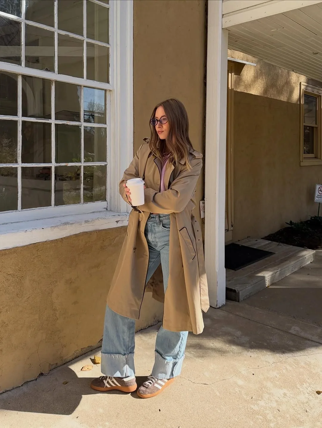 comfy fall outfits for lazy days 2026 Relaxed Trench Coats Never Go Out Of Style