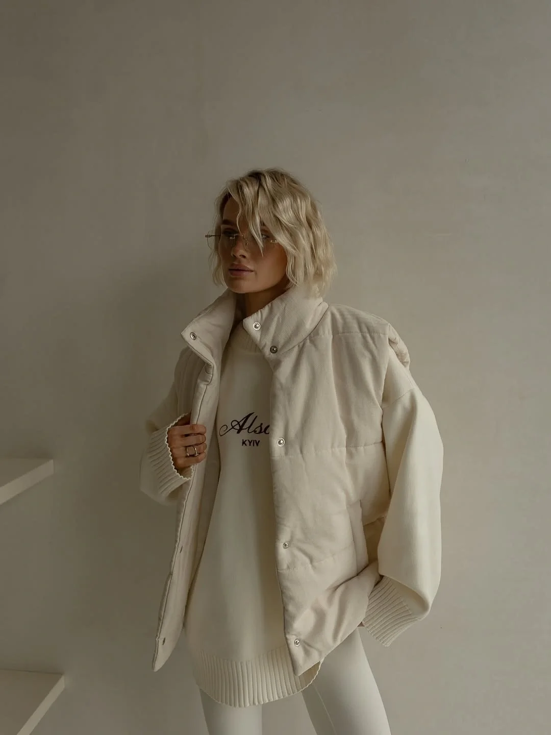 cozy fall outfits 2026 Minimalist Cream Athleisure Layers
