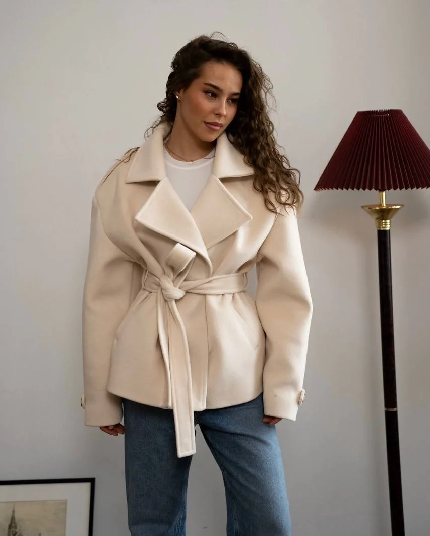 cozy fall outfits 2026 Wrap Coat Elegance For Cozy Autumn Days