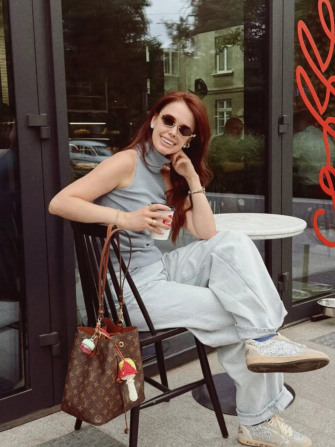 cute comfy fall outfits 2026 Relaxed Denim Coffee Run