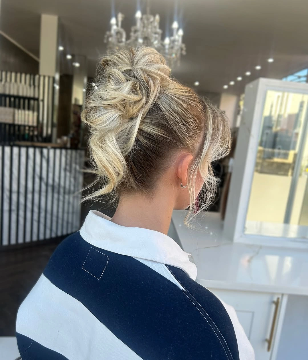 cute fall hairstyles for office 2026 Relaxed High Textured Bun For Busy Autumn Days