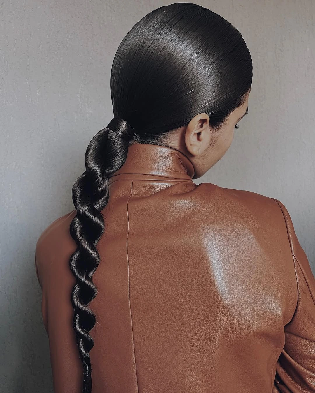 cute fall hairstyles for office 2026 Sleek Wrapped Bubble Ponytail For A Formal Finish
