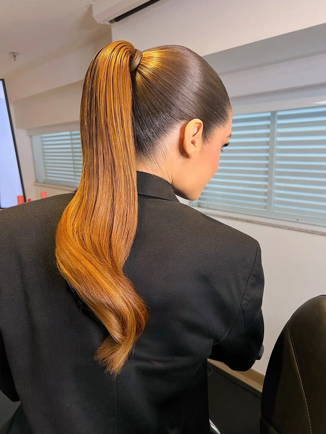 cute fall hairstyles for office 2026 Classic High Ponytail With Smooth Fall Shine