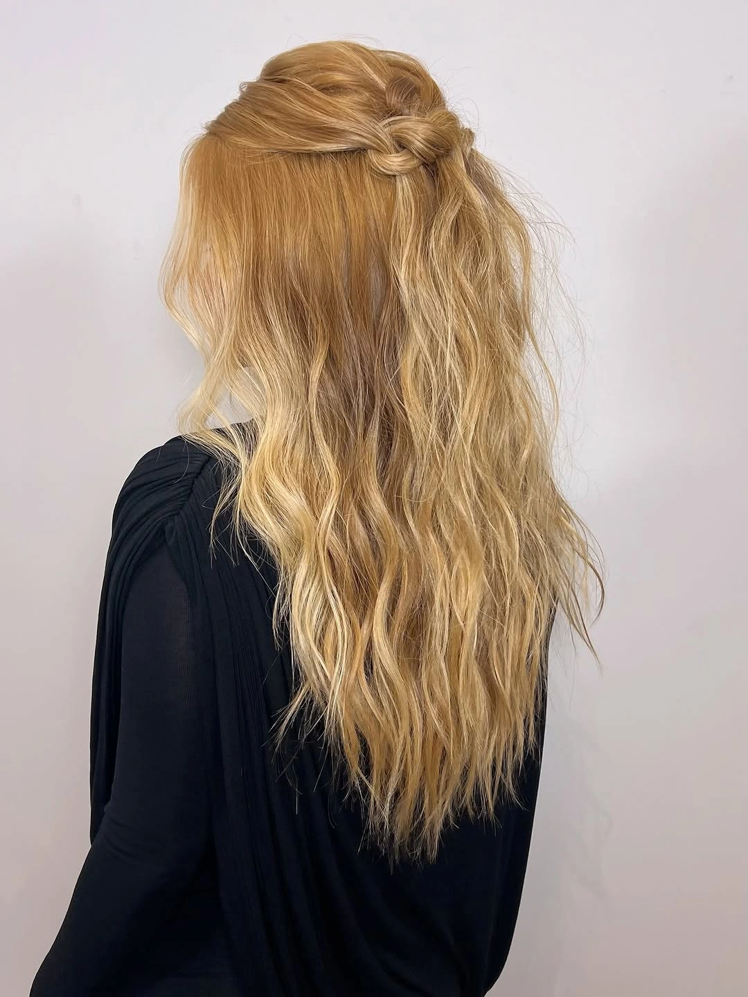 cute fall hairstyles for office 2026 Loose Half Up Waves With Everyday Fall Texture