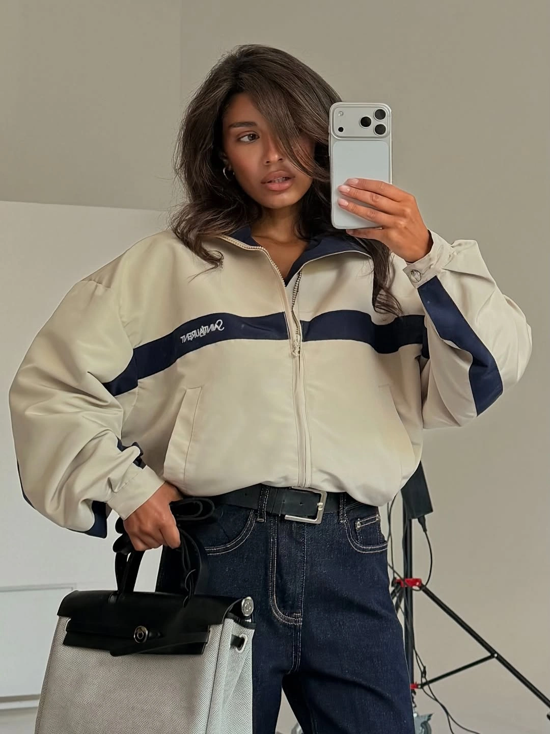 cute september outfits ideas 2026 Sporty Neutrals With Dark Denim