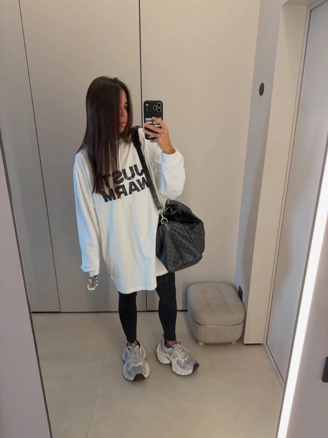 cute september outfits ideas 2026 Oversized Sweatshirt And Leggings For Relaxed September Days