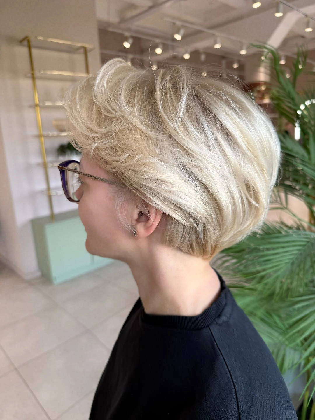 edgy bixie haircut Voluminous Blonde Layers with Soft Lift