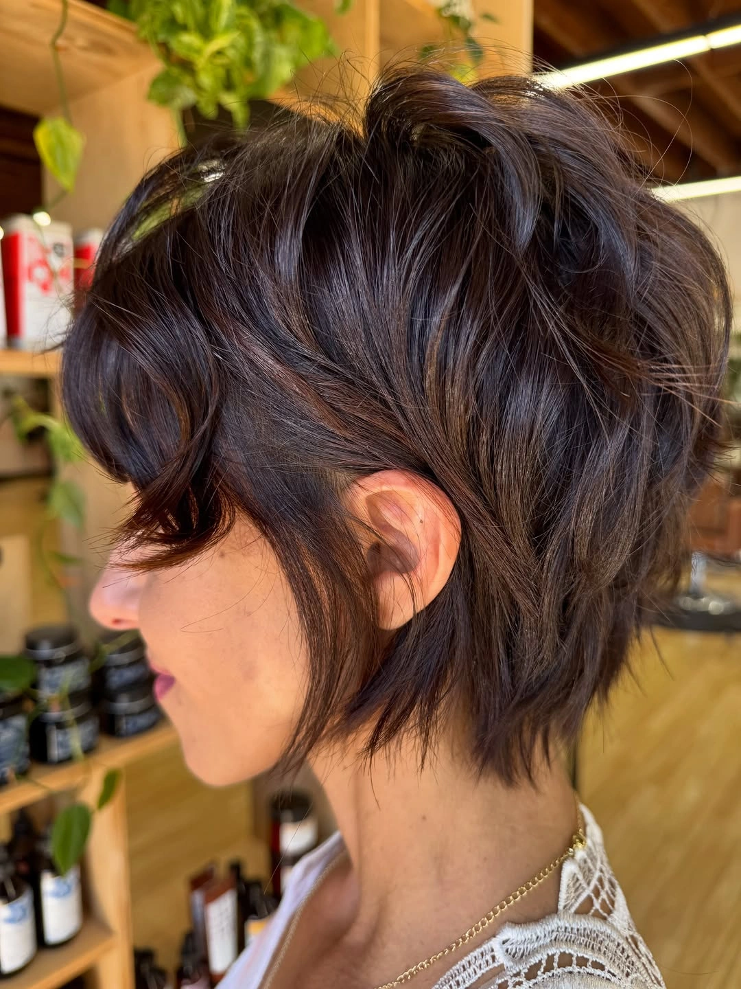 edgy bixie haircut Textured Undercut with Bold Volume