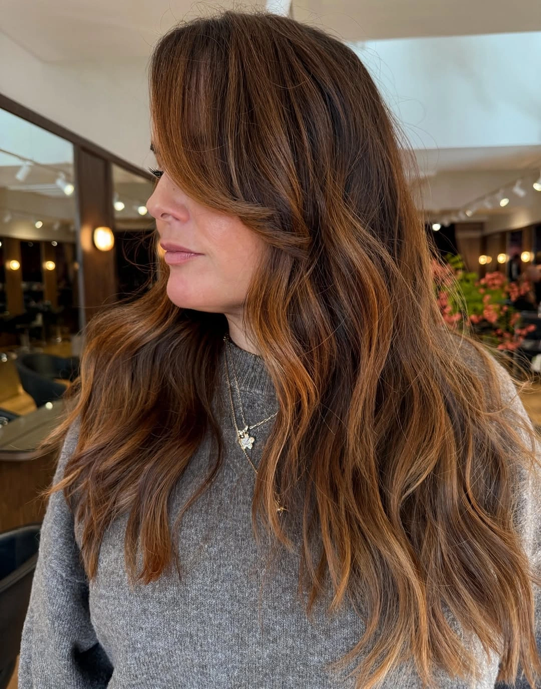 fall brunette hair colour 2026 Caramel Face Framing Brunette For Everyday Elegance