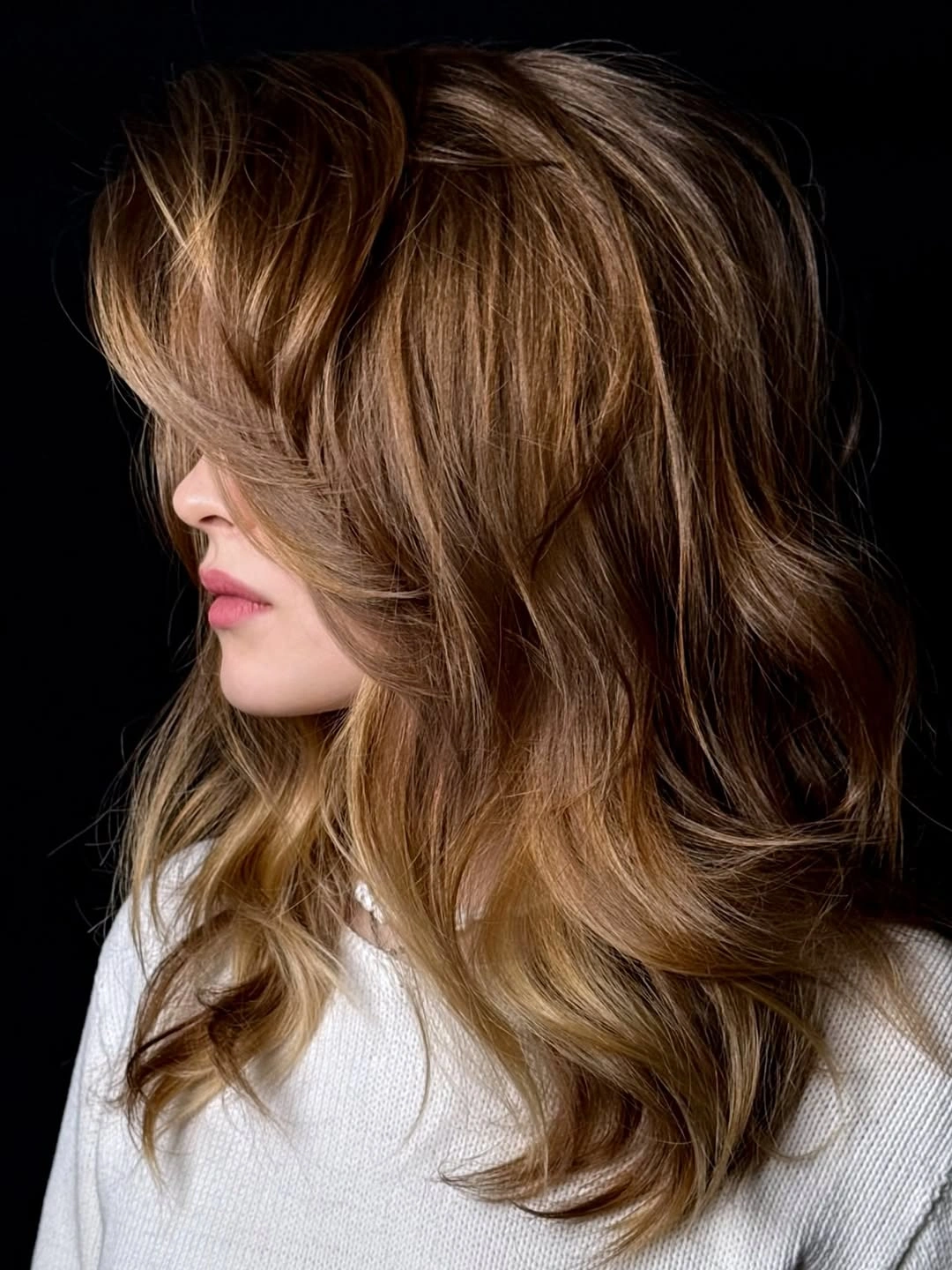 fall hair colour ideas 2026 Soft Mushroom Brunette With Airy Face-Framing Layers