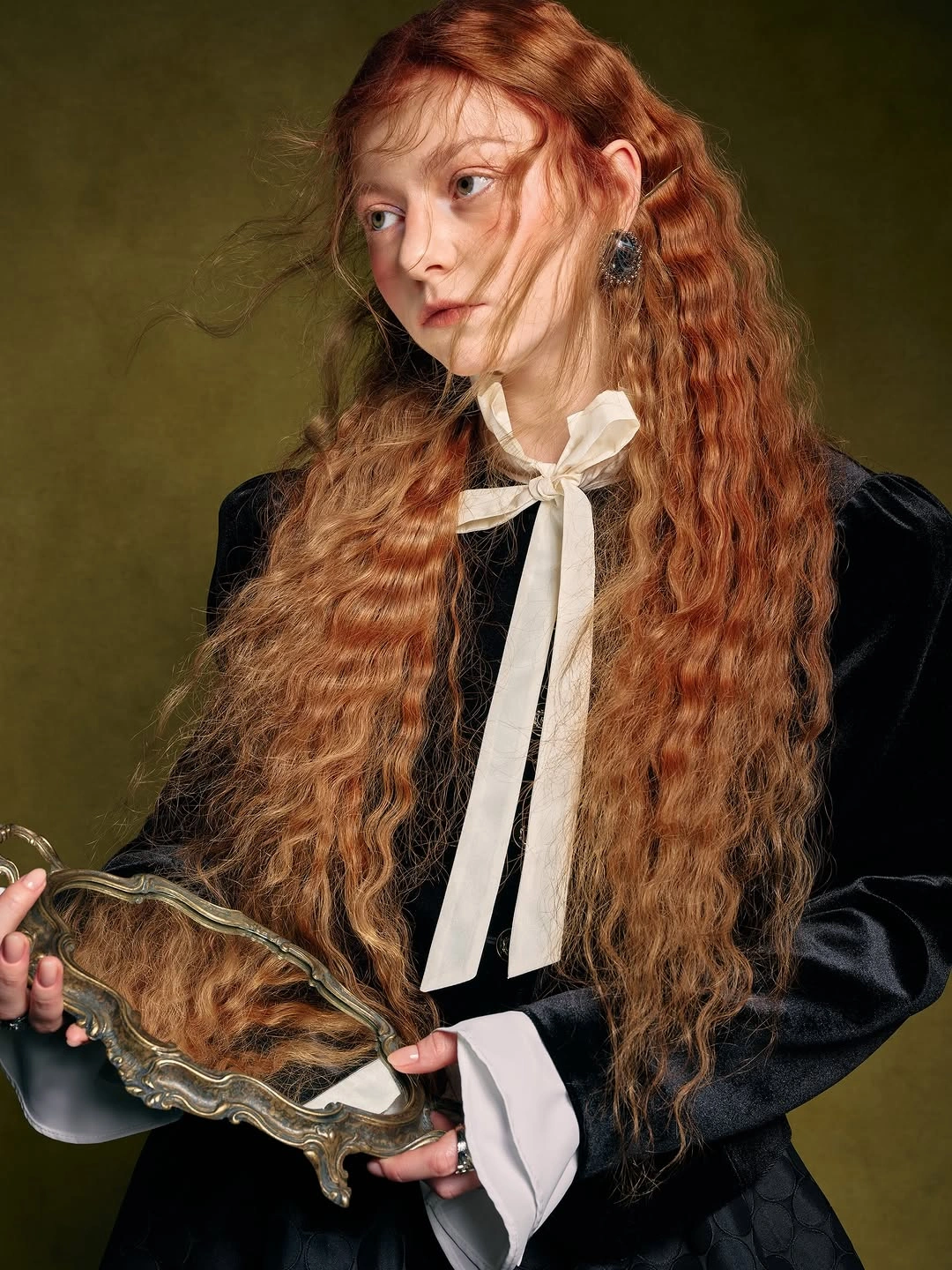 fall hair colour ideas 2026 Golden Auburn Natural Waves