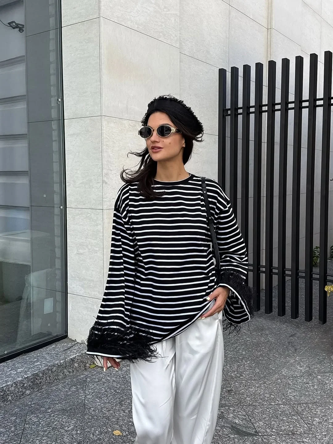 fall long sleeve tops 2026 Relaxed Breton Stripes With Fashion-Forward Details