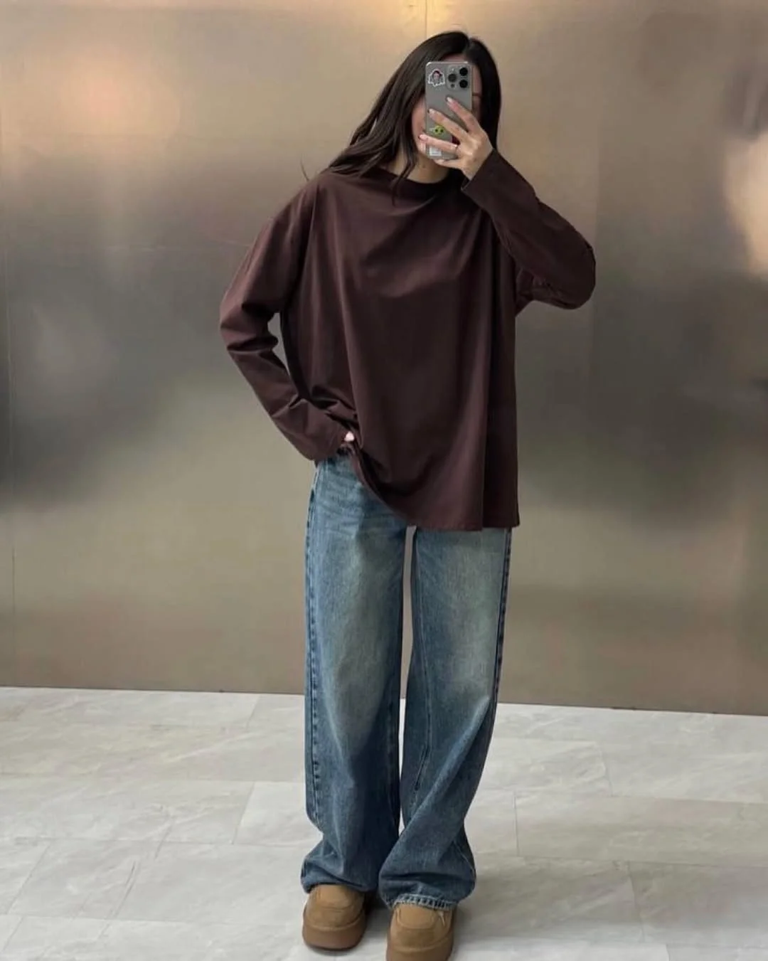 fall long sleeve tops 2026 Chocolate Brown Becomes Fall's New Neutral