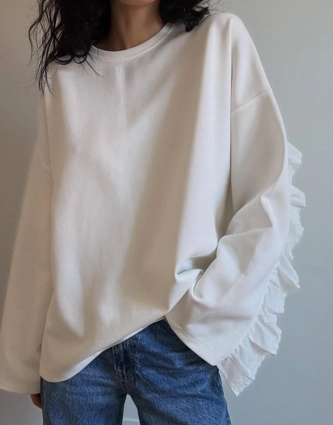 fall long sleeve tops 2026 Romantic Ruffles Refresh Everyday Basics