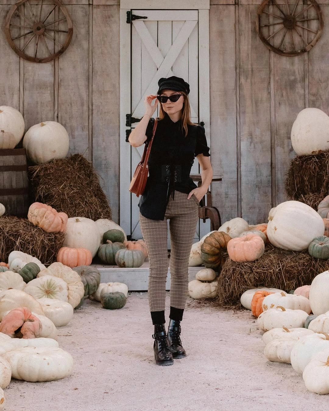 fall outfits with combat boots 2026 Tailored Autumn Neutrals With Black Combat Boots