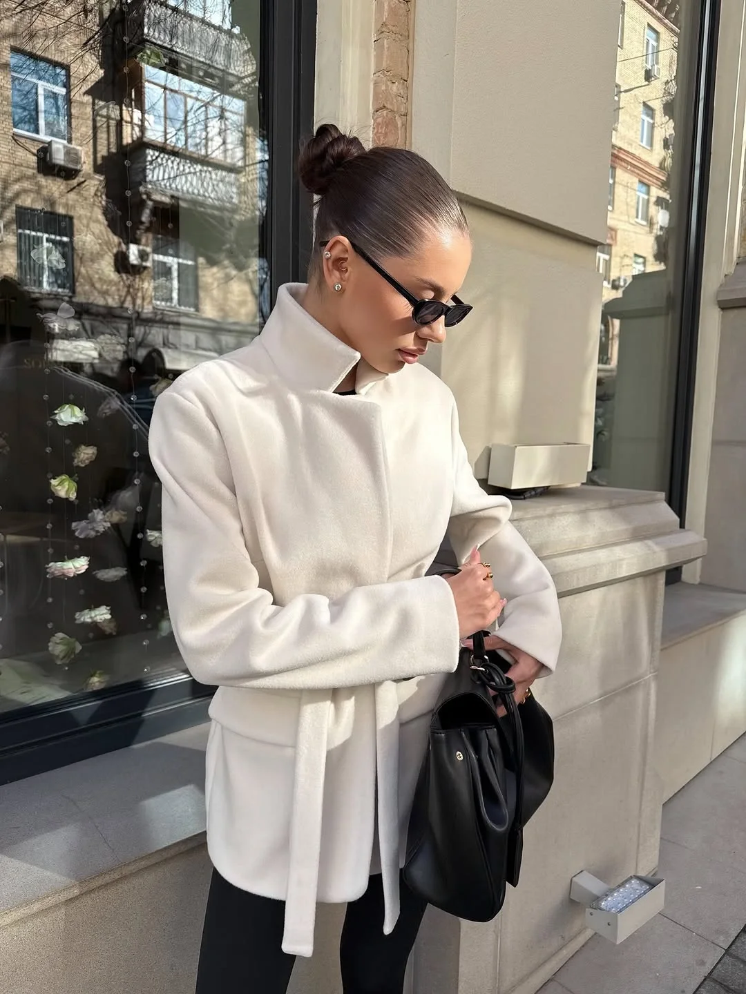 fall outfits with peacoat 2026 Minimalist White With Modern Sophistication