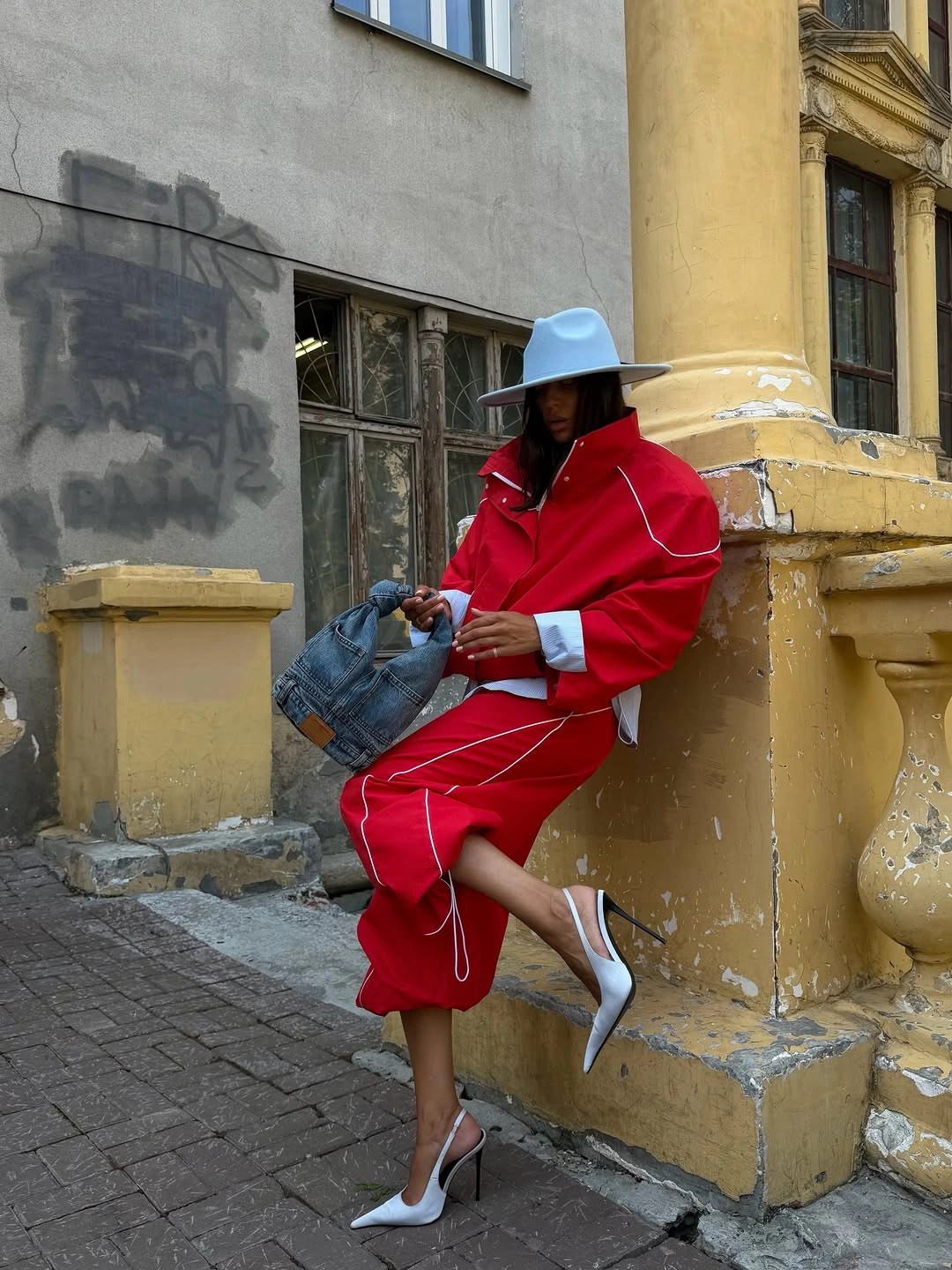 modern september fashion trends 2026 Bold Red Tailoring With Modern Drama
