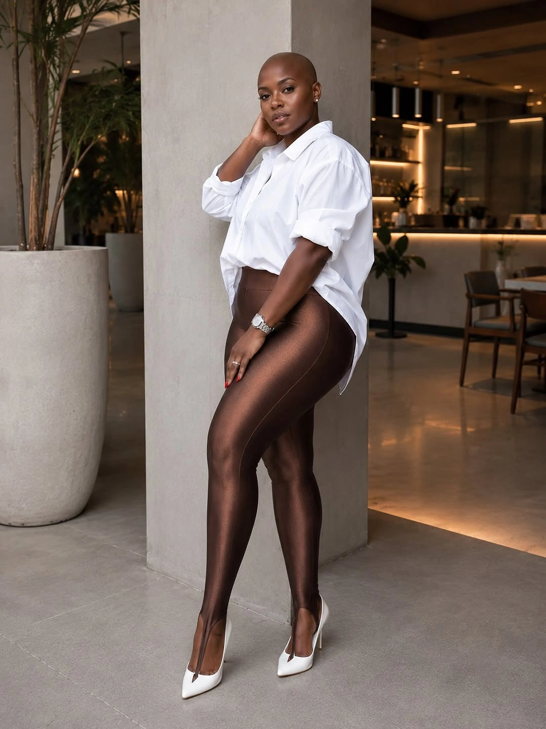 modern september fashion trends 2026 Minimal Shirt And Statement Leggings