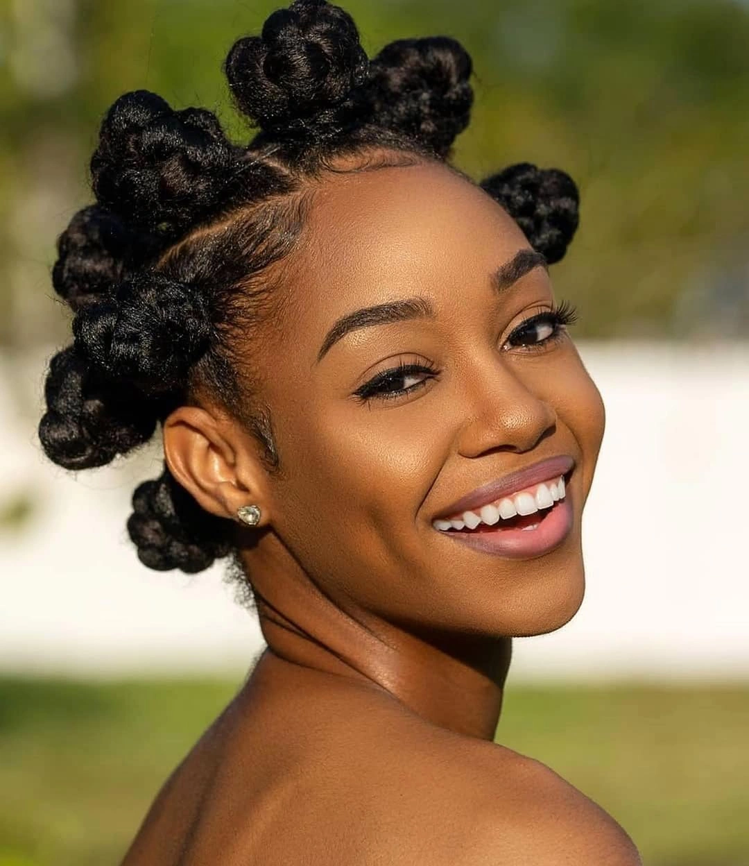 stunning bantu knots hairstyles Classic Sculpted Bantu Knots That Celebrate Natural Texture