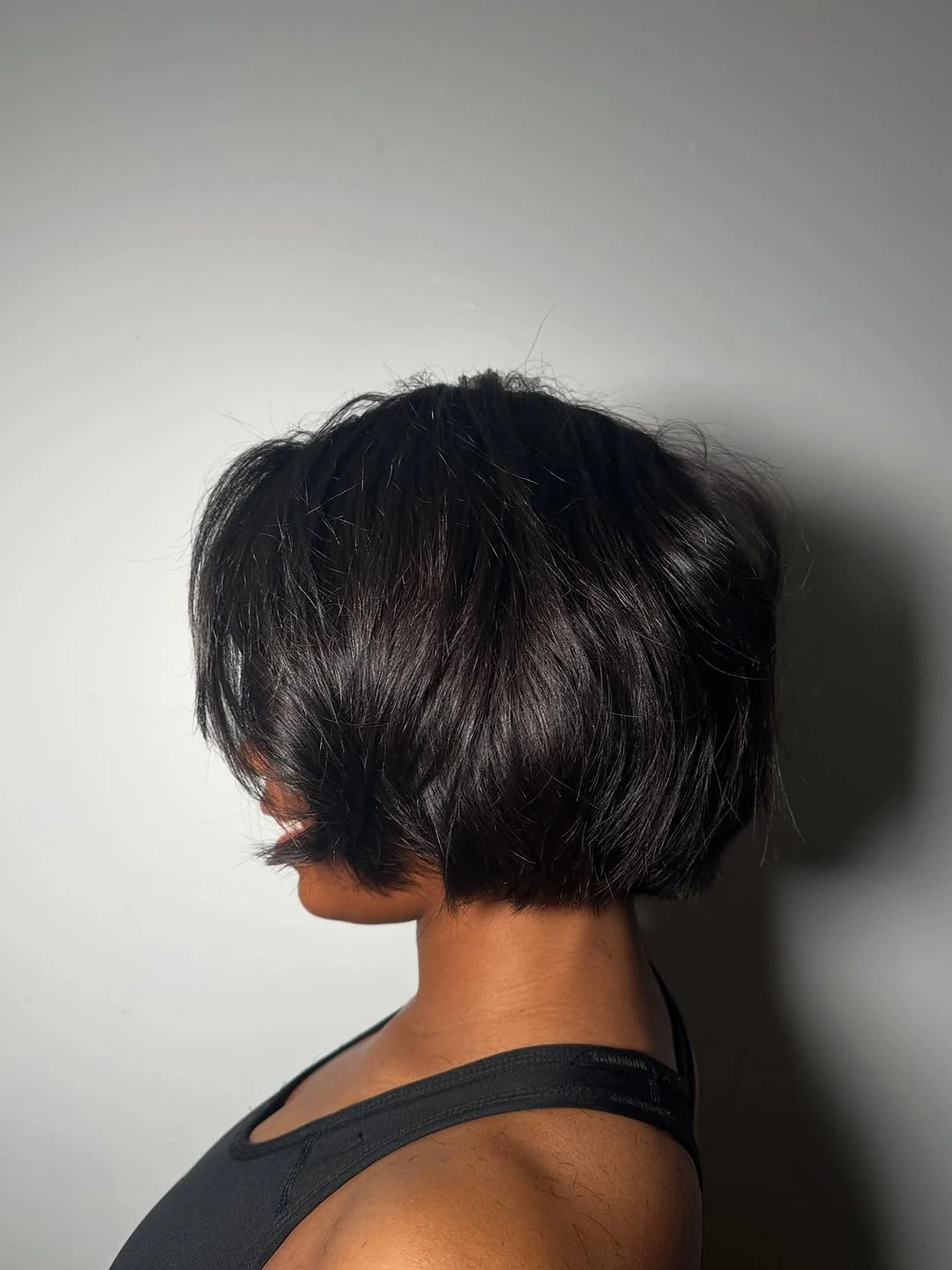 stylish bob hairstyles for black women Textured Layered Bob With Natural Movement