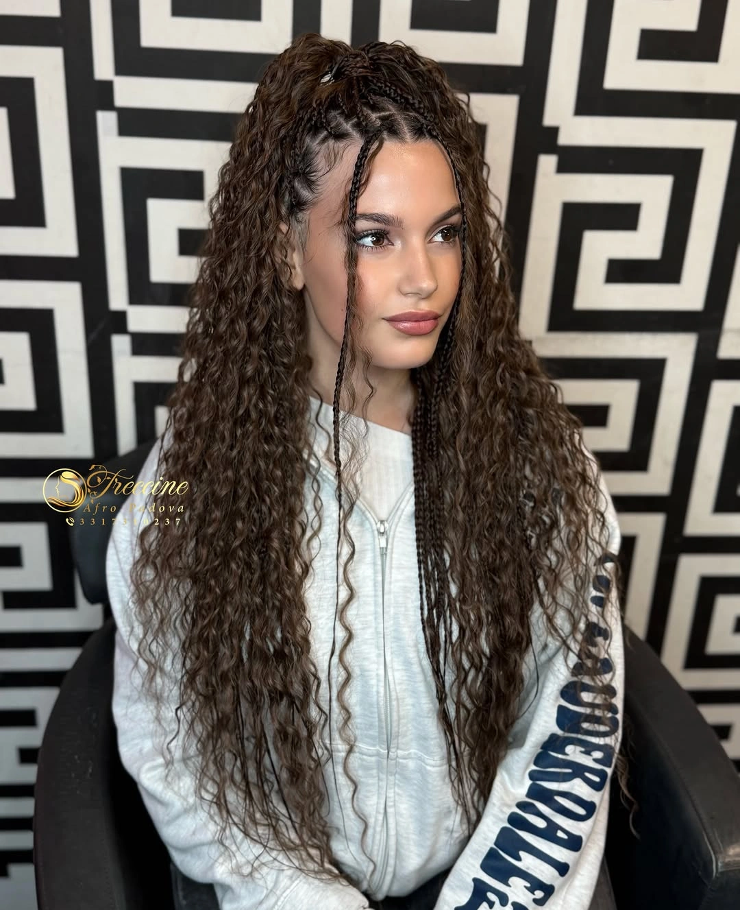 stylish bora bora braids hairstyle Romantic Half-Up Texture With Delicate Accent Braids