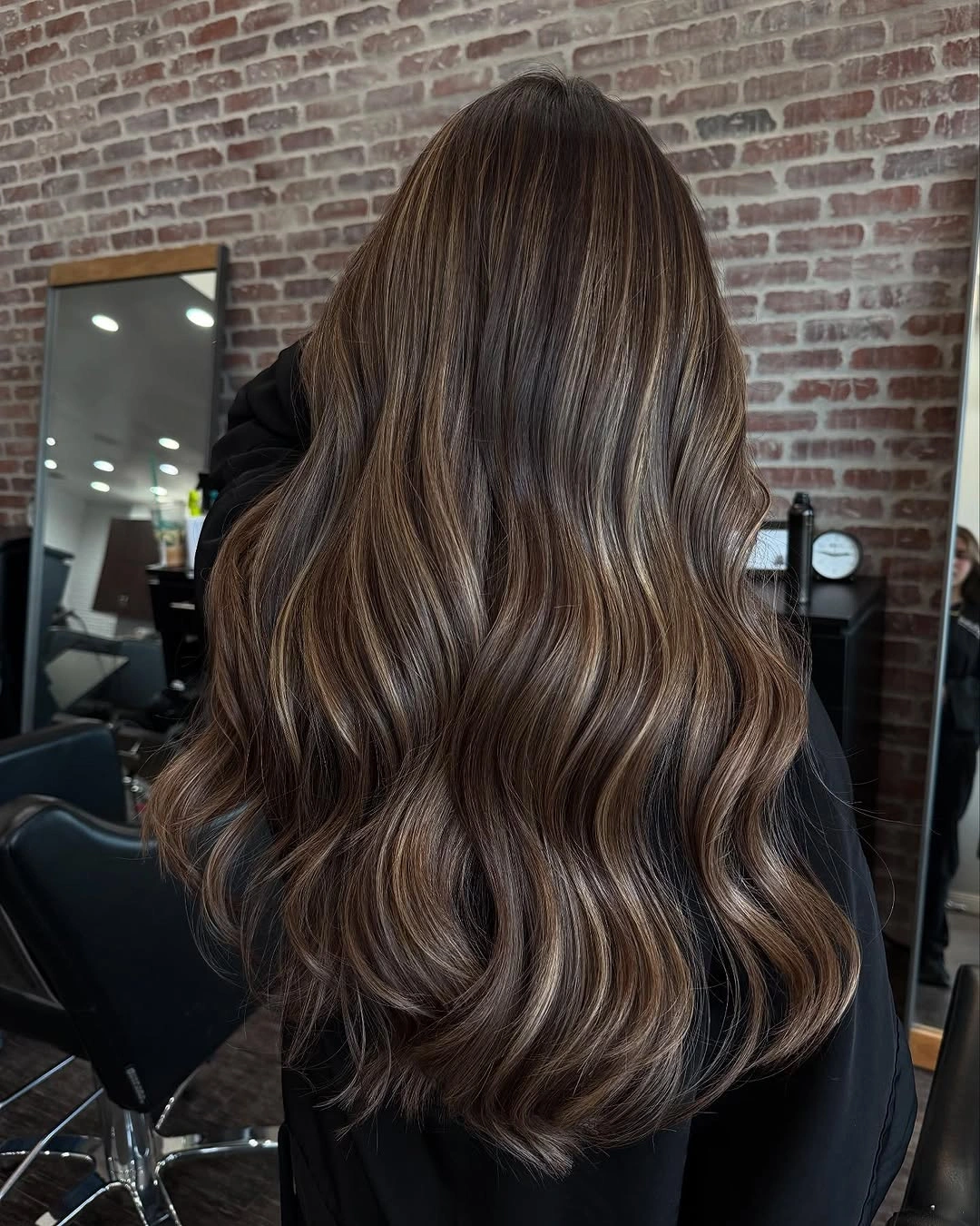 trendy full head babylights blonde on brown hair Dimensional Brunette With Fine Blonde Ribbons