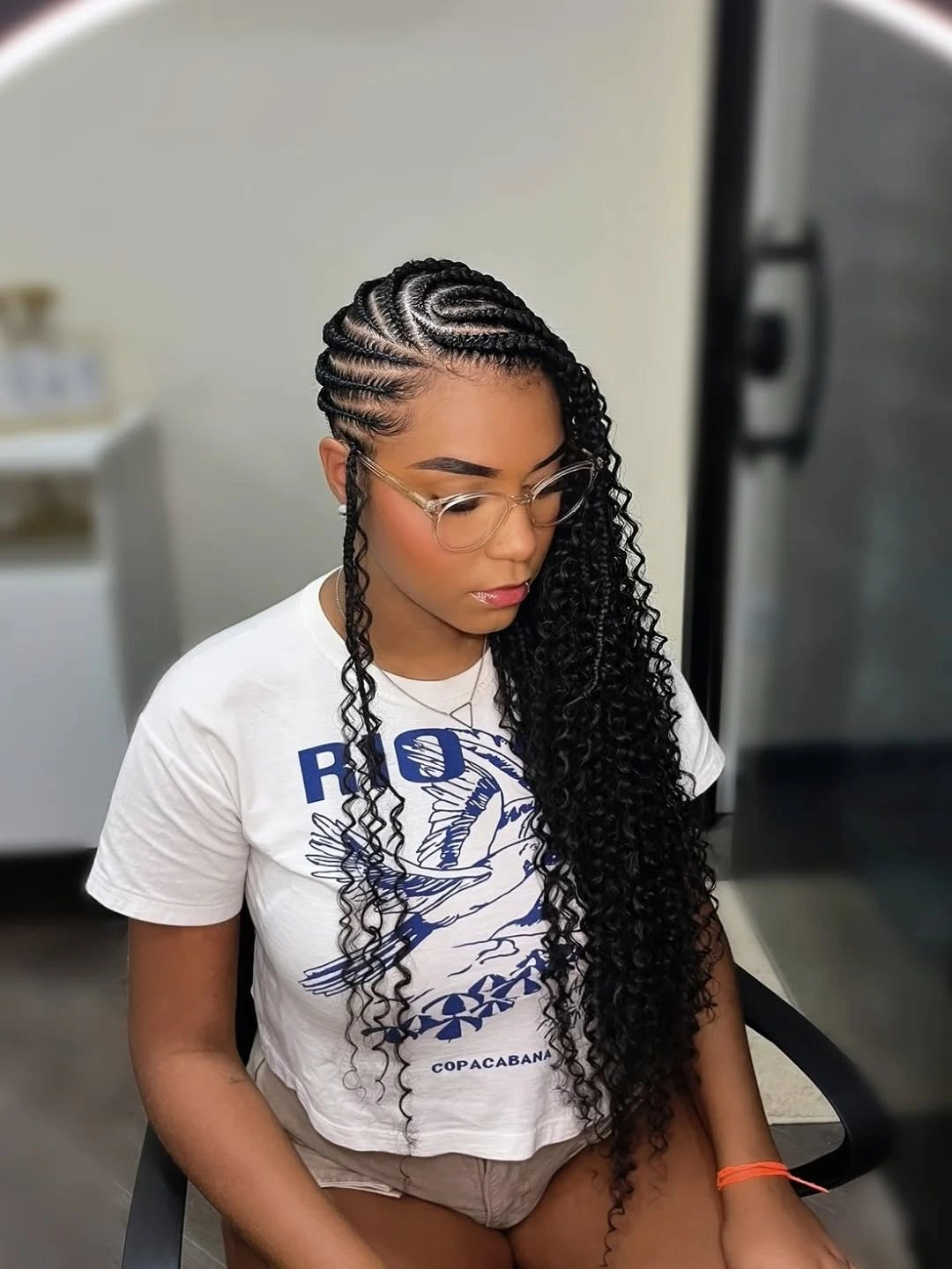 trendy lemonade braid hairstyle Soft Curly Finish For A Boho Twist